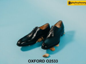 Giày da nam chính hãng đục lỗ Full Brogues Oxford O2533 002