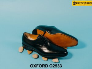 Giày da nam chính hãng đục lỗ Full Brogues Oxford O2533 004