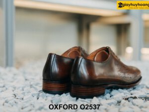 Giày da nam đế khâu chỉ bền bỉ Oxford O2537 003
