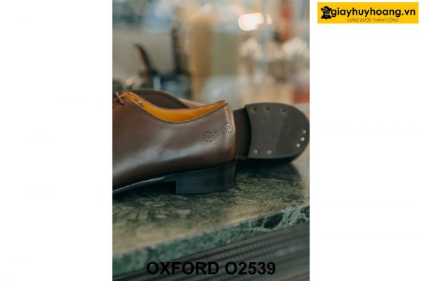 Giày da nam loại trơn không họa tiết Oxford O2539 003