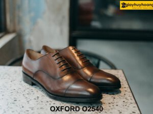 Giày tây nam đóng giày thủ công Oxford O2540 003