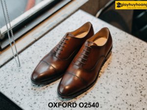 Giày tây nam đóng giày thủ công Oxford O2540 001