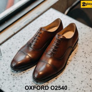 Giày tây nam đóng giày thủ công Oxford O2540 001
