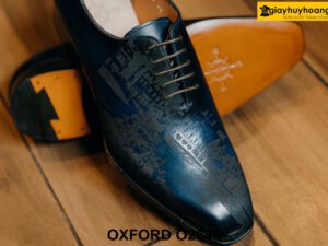 Giày da nam đế da bò chống trượt cao cấp Oxford O2543 004