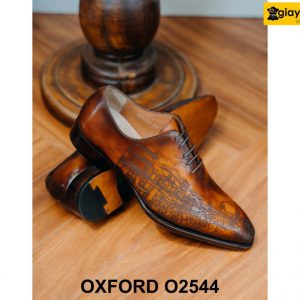 Giày da nam đế khâu goodyear welted Oxford O2544 005