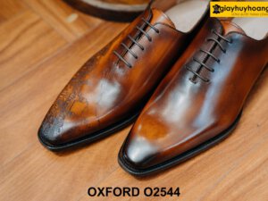 Giày da nam đế khâu goodyear welted Oxford O2544 001
