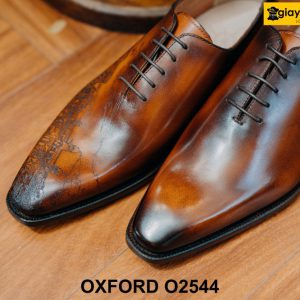 Giày da nam đế khâu goodyear welted Oxford O2544 001