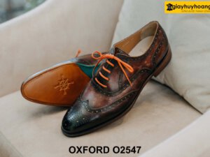 Giày da nam công sở nam đẹp Oxford O2547 005