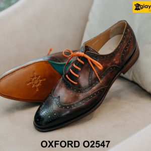 Giày da nam công sở nam đẹp Oxford O2547 005