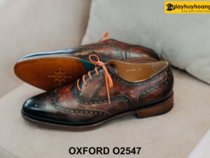 Giày da nam công sở nam đẹp Oxford O2547 004