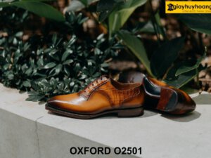 Giày da nam thiết kế sáng tạo độc đáo Oxford O2501 005