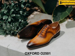 Giày da nam thiết kế sáng tạo độc đáo Oxford O2501 004