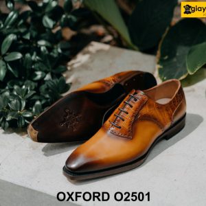 Giày da nam thiết kế sáng tạo độc đáo Oxford O2501 004