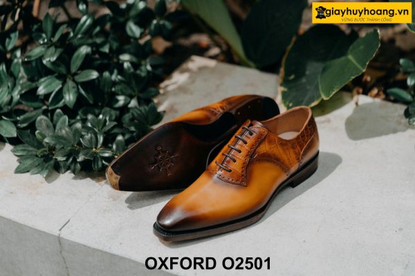 Giày da nam thiết kế sáng tạo độc đáo Oxford O2501 004