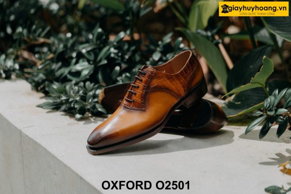 Giày da nam thiết kế sáng tạo độc đáo Oxford O2501 003