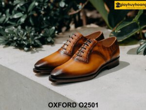 Giày da nam thiết kế sáng tạo độc đáo Oxford O2501 001