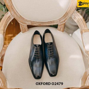 Giày tây nam da nhuộm thủ công cao cấp Oxford O2479 001