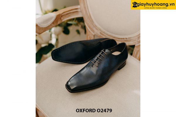 Giày tây nam da nhuộm thủ công cao cấp Oxford O2479 004