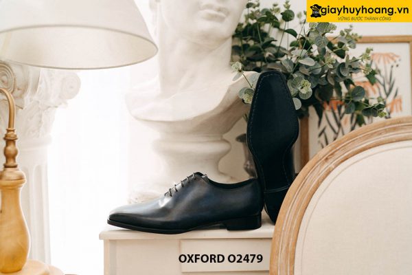 Giày tây nam da nhuộm thủ công cao cấp Oxford O2479 002