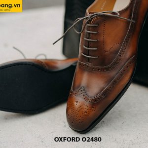 Giày tây nam công sở đục lỗ Wingtips Oxford O2480 003