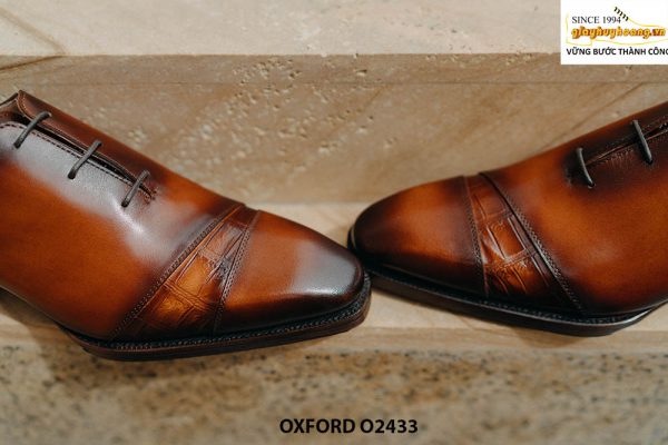 Giày tây nam công sở đế khâu chỉ Oxford O2433 005