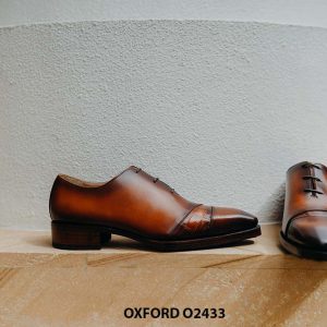 Giày tây nam công sở đế khâu chỉ Oxford O2433 004