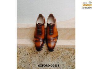 Giày tây nam công sở đế khâu chỉ Oxford O2433 002