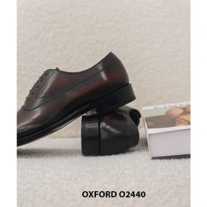 Giày da nam làm từ da bê con tự nhiên Oxford O2440 003