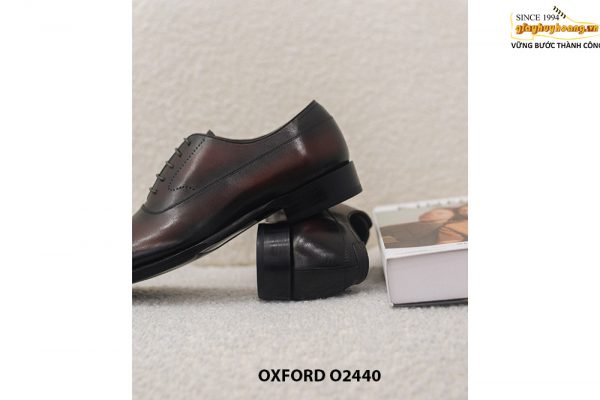 Giày da nam làm từ da bê con tự nhiên Oxford O2440 003
