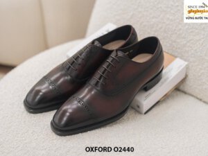 Giày da nam làm từ da bê con tự nhiên Oxford O2440 001