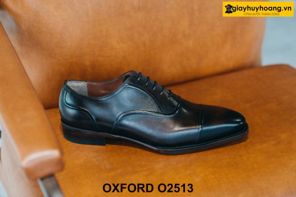 Giày da nam màu đen sang trọng lịch lãm Oxford O2513 002