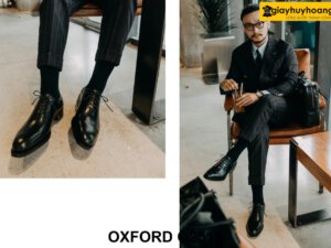 Giày da nam màu đen Wholecut sang trọng Oxford O2514 005