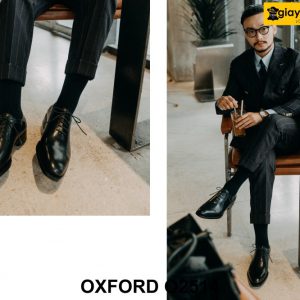 Giày da nam màu đen Wholecut sang trọng Oxford O2514 005