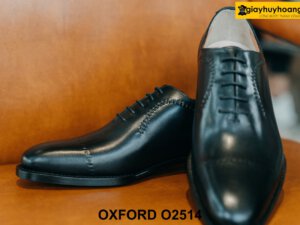 Giày da nam màu đen Wholecut sang trọng Oxford O2514 004
