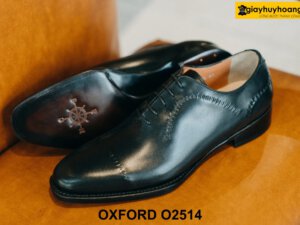 Giày da nam màu đen Wholecut sang trọng Oxford O2514 003