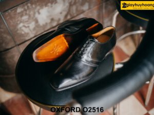 Giày da nam màu đen công sở Oxford O2516 003