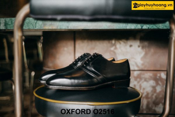 Giày da nam màu đen công sở Oxford O2516 002