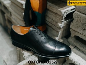 Giày tây nam đế da bò ôm êm chân Oxford O2527 005