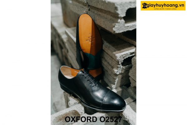 Giày tây nam đế da bò ôm êm chân Oxford O2527 004
