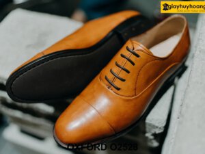 Giày tây nam màu vàng bò sáng Oxford O2528 005