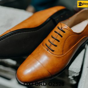 Giày tây nam màu vàng bò sáng Oxford O2528 005