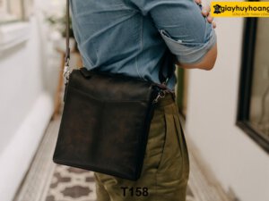 Túi chéo nam da bò công sở chuyên nghiệp T157 007