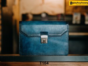 Cặp cầm tay nam thời trang da bò cao cấp T164 005