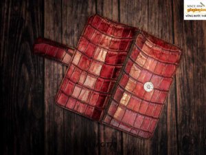 Túi xách nữ da cá sấu màu đỏ cao cấp T72 006