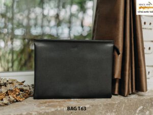 Túi ví cầm tay nam công sở màu đen T63 002