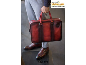 Túi da bò công sở doanh nhân đi công tác T77 003