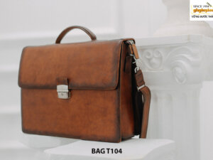 Túi xách cặp da bò thời trang nam doanh nhân T104 002