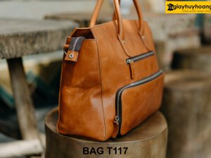 Túi xách da bò nam nhuộm màu bò thủ công cao cấp T117 005