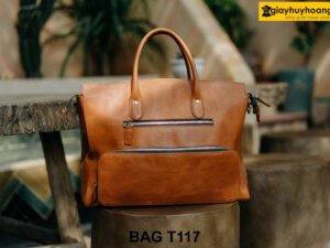 Túi xách da bò nam nhuộm màu bò thủ công cao cấp T117 003