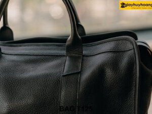 Túi xách nam da bò vân hạt chống nhăn T125 003